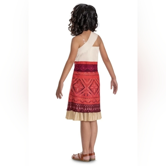 Disney Moana 2 Costume for Kids - Red and Gold SIZES XS To Med 4-8  Dress Up - Picture 2 of 8
